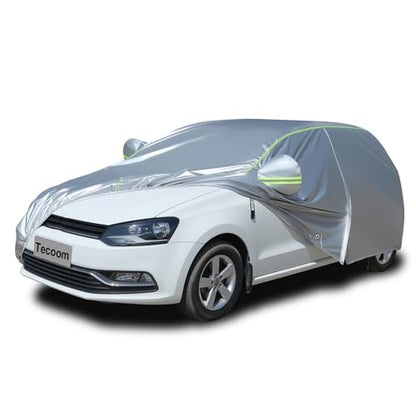 Light Shell Hatchback Car Cover Waterproof All Weather for 160 (Silver / 2L：for Hatchback(Lenght 160"-170" ))