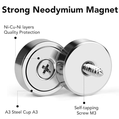 Magnets Neodymium Magnet 20LBS Strong Heavy Duty Rare Earth 60 P (20 lbs)