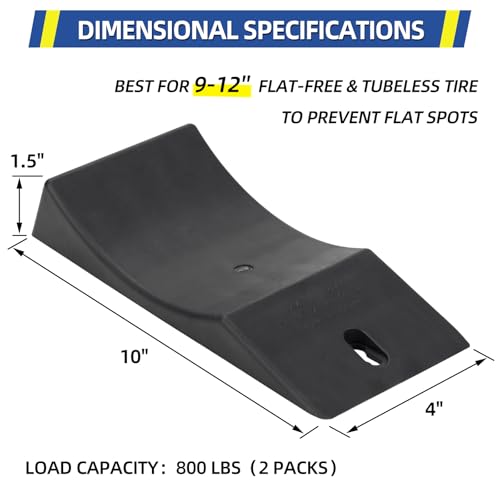 Mower Tire Saver Ramp for 9 (Fit 9 -12" OD Tire)