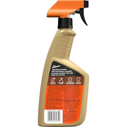 Car Leather Cleaner Spray with Beeswax (16 Fl Oz (Pack of 1) / Leather Cleaner with Beeswax)