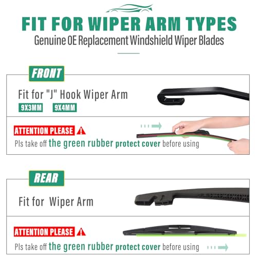 Windshield Wiper Blades Replacement for Honda CRV CR (26"/16"/14")