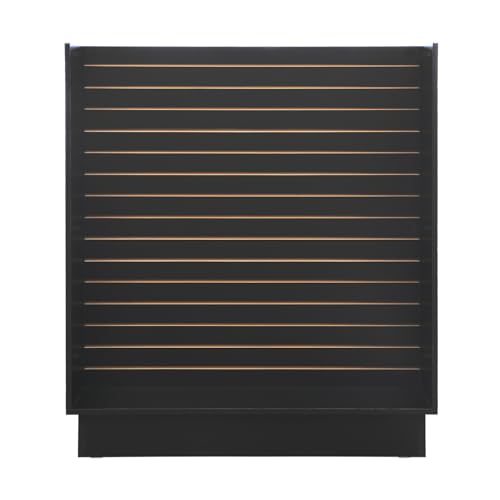 H Unit Slatwall Gondola Display (Black)