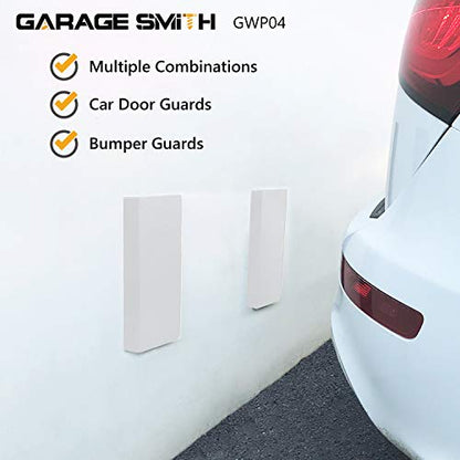 Garage Wall Protector Car Door Protectors Foam Wall Bumper Pad (White)