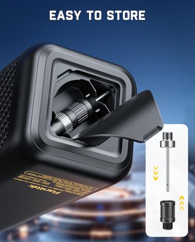 X9 APEX Portable Air Compressor for Car Tires (Black)