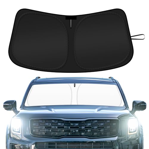 Windshield Sun Shade Compatible with 2020 (For 2020-2026 Kia Telluride)