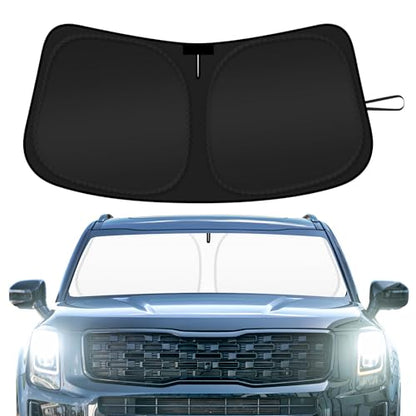 Windshield Sun Shade Compatible with 2020 (For 2020-2026 Kia Telluride)