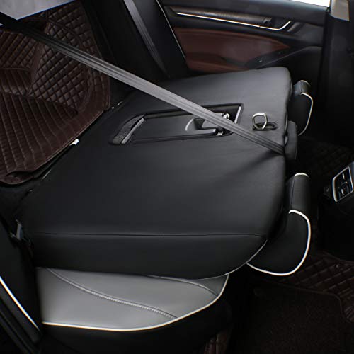 Car Accord & Hybrid Seat Covers 2018 (Black/Gray / 2018-2022 Accord & Hybrid;Rear 40/60 Split)