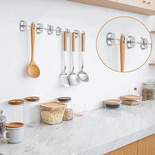 Magnetic Hooks 20pcs 170lbs Cruise Essentials 2026 Magnet Hook (Silver / 1.42in)