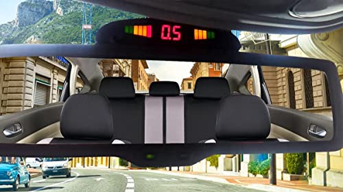 New 4 Parking Sensors LED Display Car Reverse Backup Radar System 10 Pack (10 Pack)