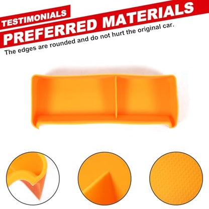 Car Center Console Dash Storage Box Compatible with Ineos Grenadier 2020 (Orange)