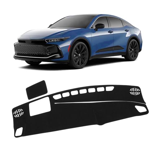 Black Dash Cover Compatible with Toyota Crown 2023 (Crown 23-26(Black))