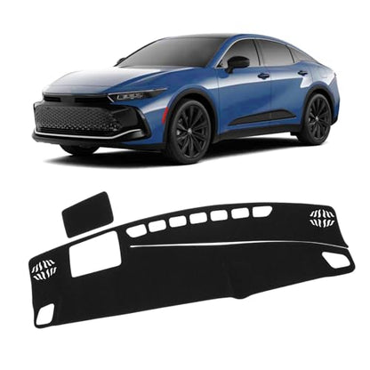 Black Dash Cover Compatible with Toyota Crown 2023 (Crown 23-26(Black))