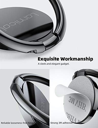 Cell Phone Ring Holder Stand (Black-01)
