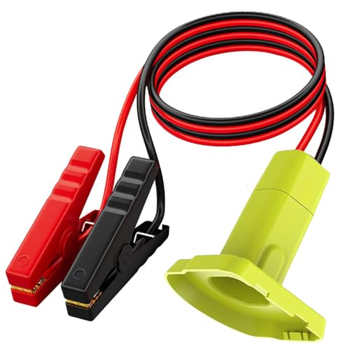 Jumper Cables Adapter Compatible with R.yobi 18V Battery