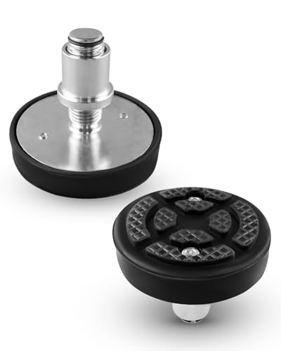 2 Pcs 35mm 2 Post Car Lift Feet Rubber Tray Heightening Feet Plus High Leg (35mm Car Lift Feet Pads)