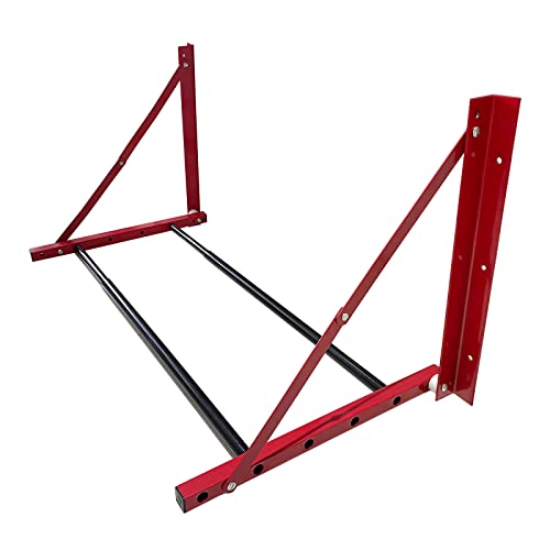 Folding Tire Wheel Rack Wall Mount Multi (Red (32"-48"))