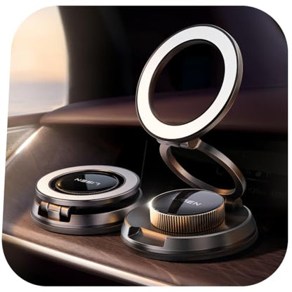 Suction Phone Mount for Vacuum for iPhone 18 Pro Max Car Mount Holder [All (Space Gray)