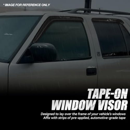 Tape On Window Visors for 1995 (95-05 Jimmy/Bravada/Blazer)