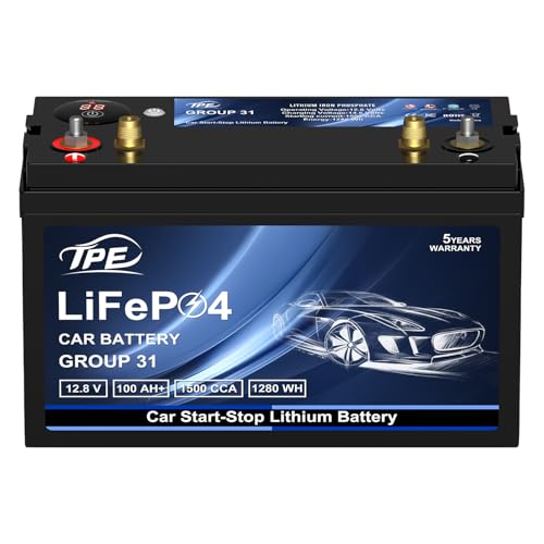 BCI Group31 Car Start Stop System LiFePO4 Lithium (Group31 Buttons)
