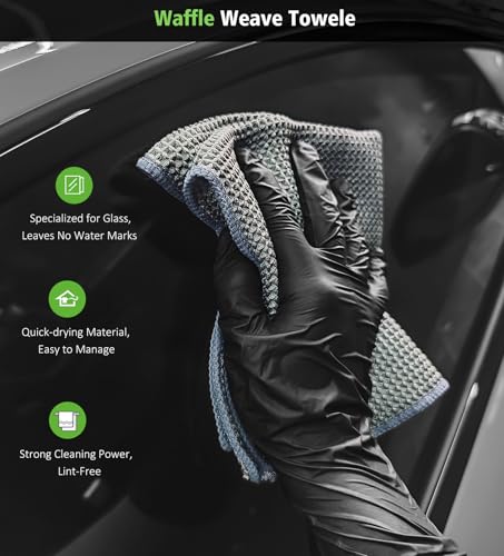 3 Pack Drying Towel Set (Green/Grey / 3 Pack)