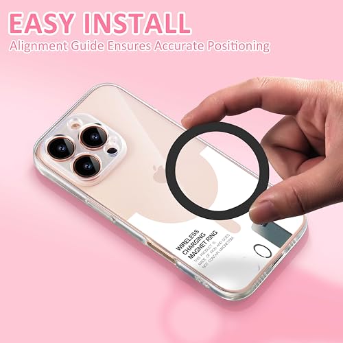 Universal Metal Rings Compatible with Magsafe (4 Black)