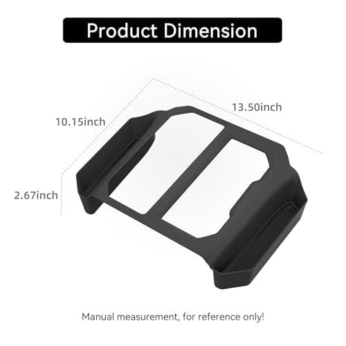 ABS Center Console Organizer for Toyota RAV4 2026 Hanging Storage Box Interior auto Accessories Black (26RAV4 C-BOX)