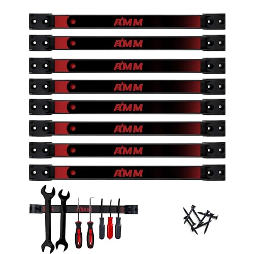 8PCS Magnetic Tool Holder Strip