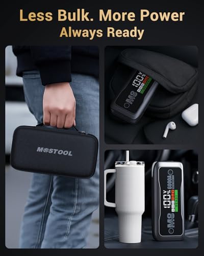 M8 6000A Car Battery Jump Starter (Gray / 6000A)