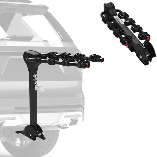 Hitch Mounted 4 (160 lbs 4-Bike Rack Over Arm Style)