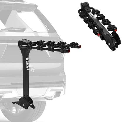 Hitch Mounted 4 (160 lbs 4-Bike Rack Over Arm Style)