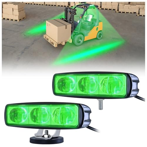 LED Green Line Forklift Safety Light Warehouse Hazard Warning (Green)