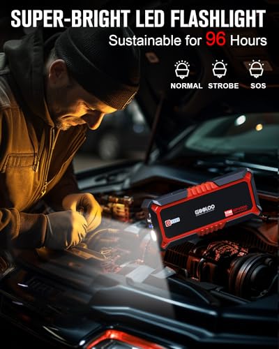 GP4000 SuperSafe 4000A Jump Starter (red)