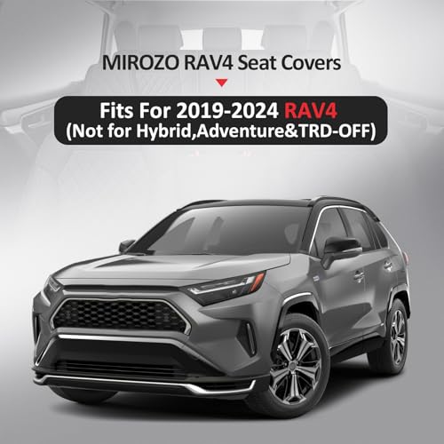 Car Seat Covers Full Set Fits for 2019 (Blue / 2019-2025 rav4(Not for Hybrid,Adventure&TRD-OFF))