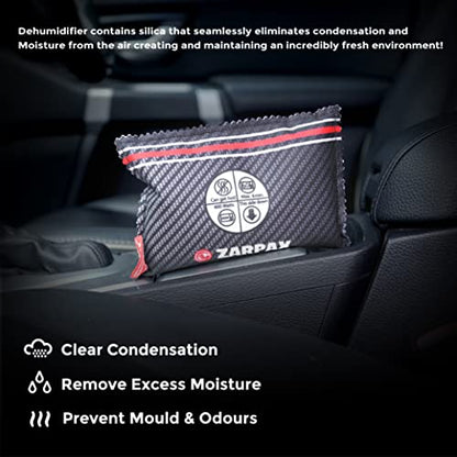 Reusable Car Dehumidifier Bag Rechargeable Moisture Absorber 4 Pack (Four Pack (Regular))