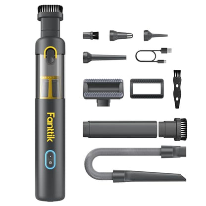 Slim V8 APEX Cordless Car Vacuum & Air Duster (Gray)
