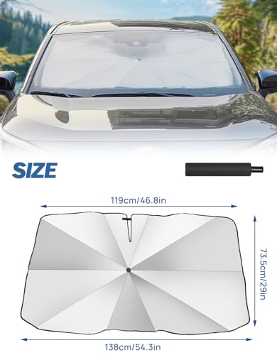 Windshield Sunshade Umbrella Compatible with Toyota RAV4 2019 (for RAV4)