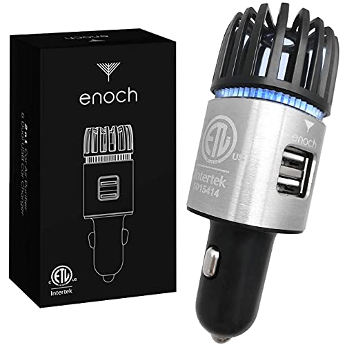 Car Air Purifier Premium Air Ionizer (Grey Silver)