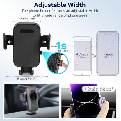 Car Phone Holder Fit for CLA 2015 (For Mercedes Benz CLA 2015-2019 8inch)