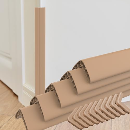 Wall Corner Guard Edge Protector (36"L x 2"W x 2"H / Lightbrown)