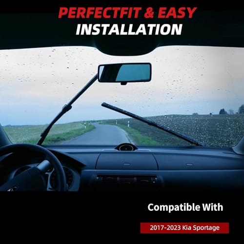Windshield Wipers Replacement for Kia Sportage 2017 (26"+16"+11")
