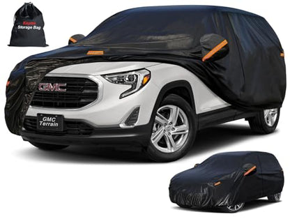 7 Layers Waterproof SUV Car Cover for GMC Terrain 2010 (PE-Black / Custom Fit GMC Terrain)