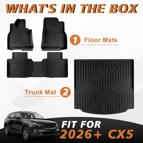 Floor Mats & Trunk Mat for 2026+ Mazda CX (CX-5 | 2026+)