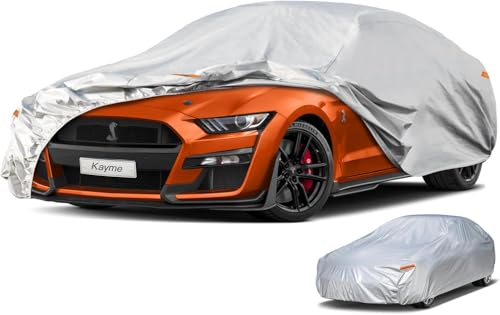 Coupe Car Cover See Vehicle Size Chart for Accurate Fit (Aluminum-Silver / 1 C4 Fit Coupe/Cabrio-Length (186" To 195"))
