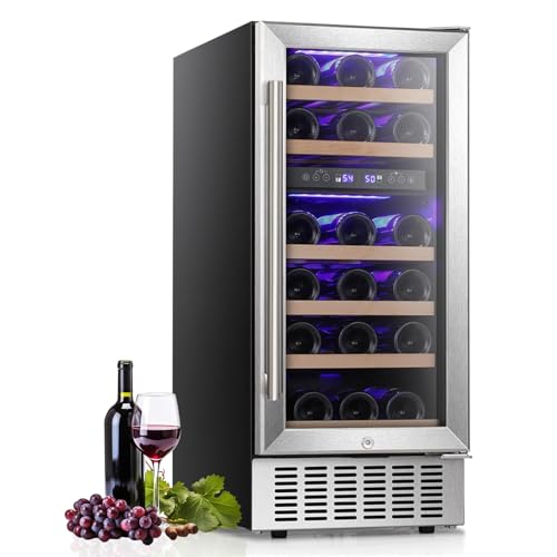 Wine Fridge Dual Zone (Silver)