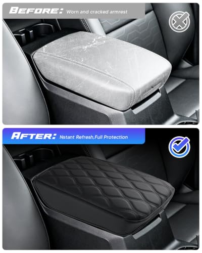 Center Console Cover for Chevrolet Chevy Colorado (5)23-26|Colorado&Canyon|Wavy, +Thick)