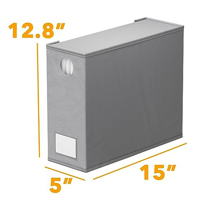 6 Pack Bed Sheet Organizers and Storage (6 pcs / Gray)