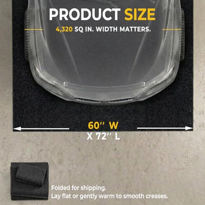 Oil Spill Mat (5' x 6' (Rectangular) / Black)