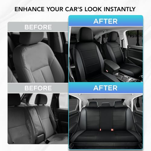 Leather Seat Covers (Gray Full Set)