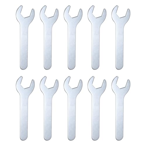 10pcs Small Wrench 20x126x2.8mm Metric U (20x126x2.8mm)
