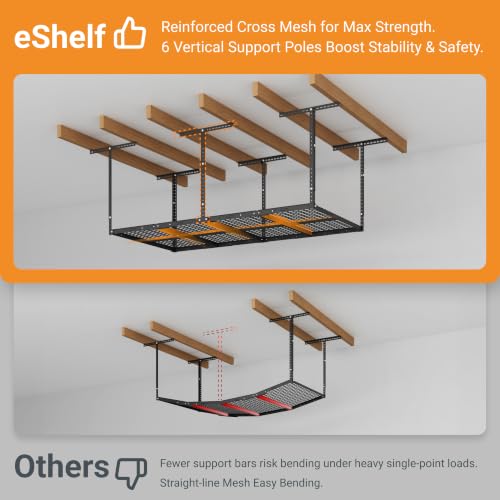 4x8ft Overhead Garage Storage Rack (Hammertone / 4x8ft)